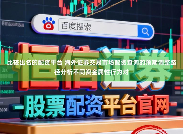 比较出名的配资平台 海外证券交易市场配资查询的预期调整路径分析不同资金属性行为对