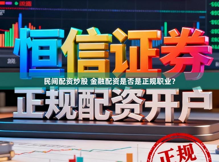 民间配资炒股 金融配资是否是正规职业？